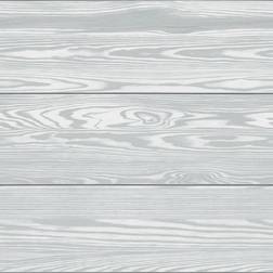 RoomMates Raised Shiplap Peel & Stick Wallpaper, Grey