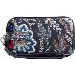 Vera Bradley Women s Recycled Cotton RFID Wristlet Java Navy