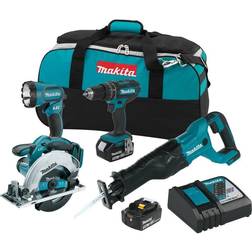 Makita 18V LXT Lithium-Ion Cordless 4-Pc. Combo Kit (3.0Ah)