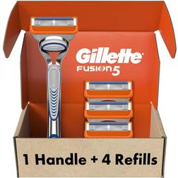 Procter & Gamble Gillette Fusion5 Mens Razor Handle and 4 Blade Refills