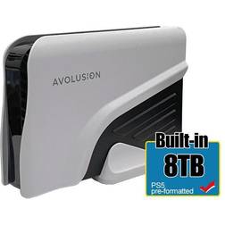 Avolusion PRO-Z Series 8TB USB 3.0 External Gaming Hard Drive for PS5 Game Console (White) 2 Year Warranty
