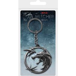 Pyramid International Witcher Wolf, Swallow, and Star Metal Key Chain