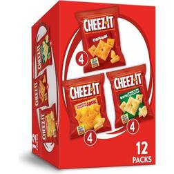 Cheez-It Variety Crackers, Cheddar Jack/White Cheddar/Original, 12.1