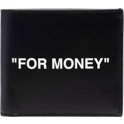Off-White "For Money" Bi-Fold Wallet Black - Black