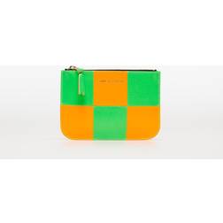 des garcons wallet fluo squares pouch LIGHT ORANGE