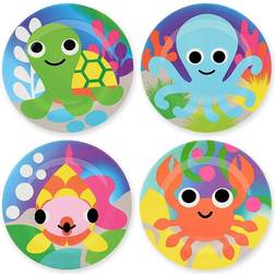 French Bull Ocean Kids' Plates (Set Of 4) Multi Multi Plate