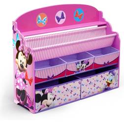 Delta Children Disney's Minnie Mouse Deluxe Book and Toy Organizer