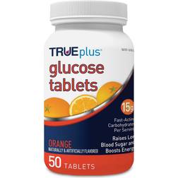 TRUEplus® Glucose Tablets, Orange 50ct