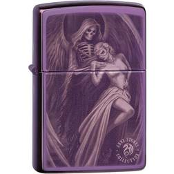 Zippo Anne Stokes Dragon High Polish Purple Pocket Lighter