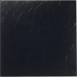 Achim Sterling 12x12 Self Adhesive Vinyl Floor Tiles Set of 20, Black