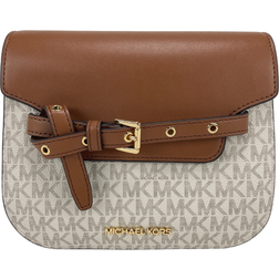 Michael Kors Emilia Small Logo Crossbody Bag - Vanilla