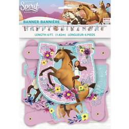 Amscan 6Ft Spirit Riding Free Birthday Banner By Dreamworks MichaelsÂ Multicolor One Size