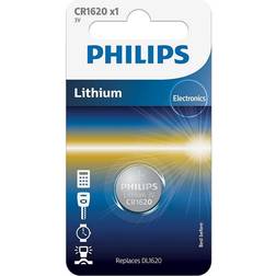 Philips CR1620/00B Litium knappcellsbatterier CR1620 MINICELLS 3V