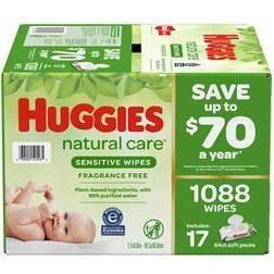 Huggies Natural Care Sensitive Baby Wipe 1088pcs