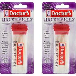 The Doctor's BrushPicks Interdental Toothpicks 120-Picks per Pack