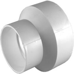 Charlotte Pipe 2 in. x 3 in. PVC Sch. 30 Hub x Hub Thin-Wall Increaser Reducer, White