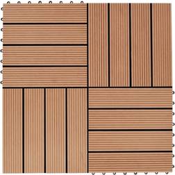 vidaXL 22 pcs Decking Tiles 30x30cm 2 sqm WPC Grey