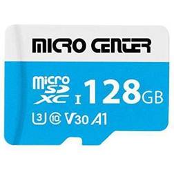 micro center premium 128gb microsdxc card, nintendo-switch compatible micro sd card, uhs-i c10 u3 v30 4k uhd video a1 flash memory card with