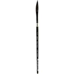 Black Velvet 1/4 Inch Watercolor Dagger Striper Silver Brush Limited