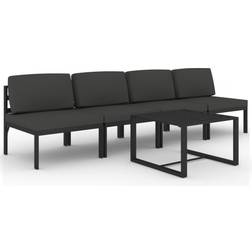 vidaXL 3107786 Lounge-Set, 1 Bord inkl. 4 Soffor