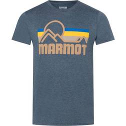 Marmot Coastal Short Sleeve T-shirt - Navy