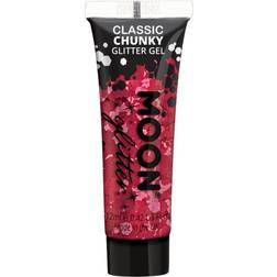 Smiffys Moon Classic Chunky Glitter Gel Red 12ml