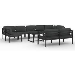 vidaXL 3107819 Lounge-Set, 1 Bord inkl. 9 Soffor