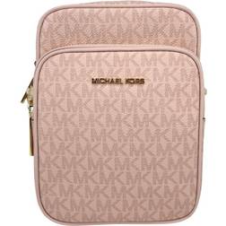 Michael Kors Jet Set Travel Medium Logo Crossbody Bag - Dark Powder Blush