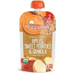 Happy Baby 4 Oz. Stage 2 Food With Apples, Sweet Potato, Granola