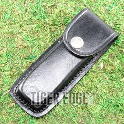 Black Leather Belt Sheath Knife