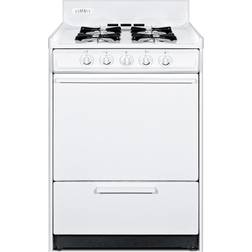 Summit WLM610P 24 Free Standing Liquid Propane Range White