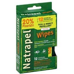 Natrapel 8-Hour Field Wipes 12/Box