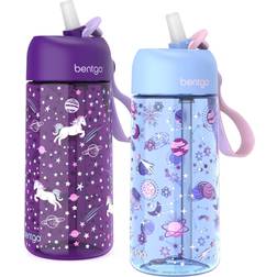 Bentgo Kids Water Bottle 2-Pack 450ml