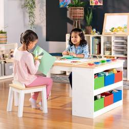 Kids' Arts and Activity Center White/Natural Guidecraft