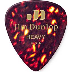 Dunlop Celluloid Guitar Picks, Heavy, Shell, 12-Pack