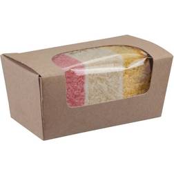 Colpac Compostable Kraft Cake Boxes With Window Small (Pack of 500)