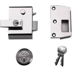 Yale P2 Double Security Nightlatch 40mm Backset DMG/PB