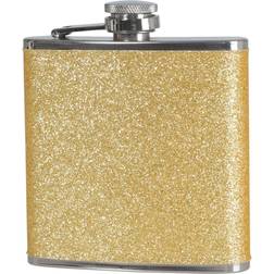 Hisab Joker Lommelærke Glitter Guld Hip Flask