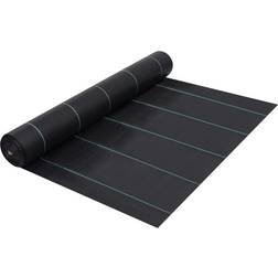 vidaXL Weed & Root Control Mat Black 1x10