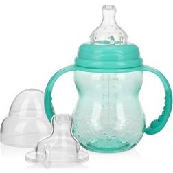 Nuby Bottle-to-Cup Wide Neck Bottle 3+Months 8oz/240ml