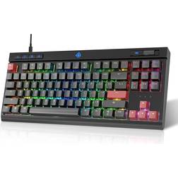 STOGA Mechanical Gaming Keyboard,87 Keys Rainbow