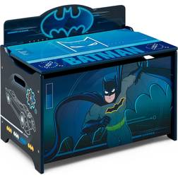 Delta Children Batman Toy Box - Greenguard Gold Certified Black/Blue