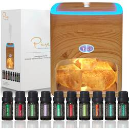 Pure Daily Care Himalayan Pink Salt Diffuser & Essential Oils
