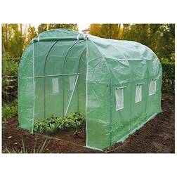 Vounot Polythene Greenhouse 6m² Edelstahl Kunststoff