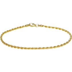 IX Studios Rope Anklet - Gold