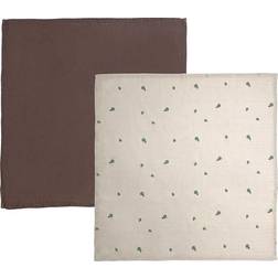 OYOY Muslin 2-pack Brown/Clay