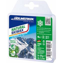 holmenkol Natural Skiwax Bar 35g 2-pack