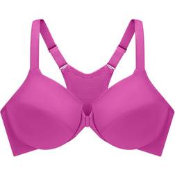 Glamorise Front Close Smoothing Wonderwire Bra - Berry