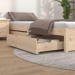 vidaXL Bed Drawers 2 pcs Pine