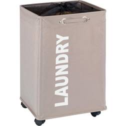 Wenko "Quadro Laundry Bin, Taupe